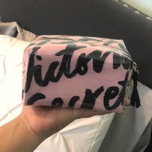 Pink make up bag